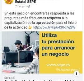 Utiliza tu prestación para arrancar un negocio