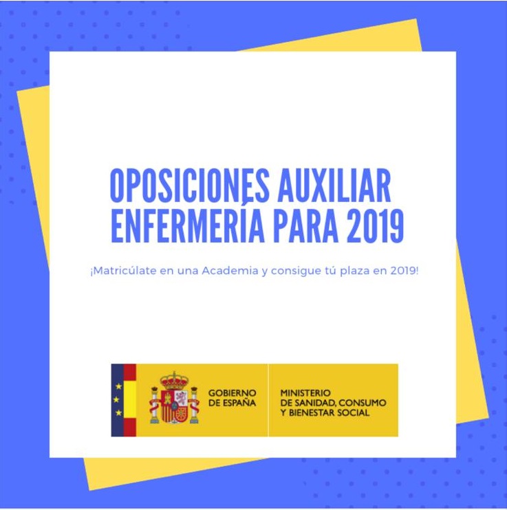 OPOSICIONES AUXILIAR DE  ENFERMERÍA