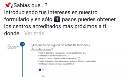 Centros más próximos donde puedes formarte para obtener tu Certificado de Profesionalidad