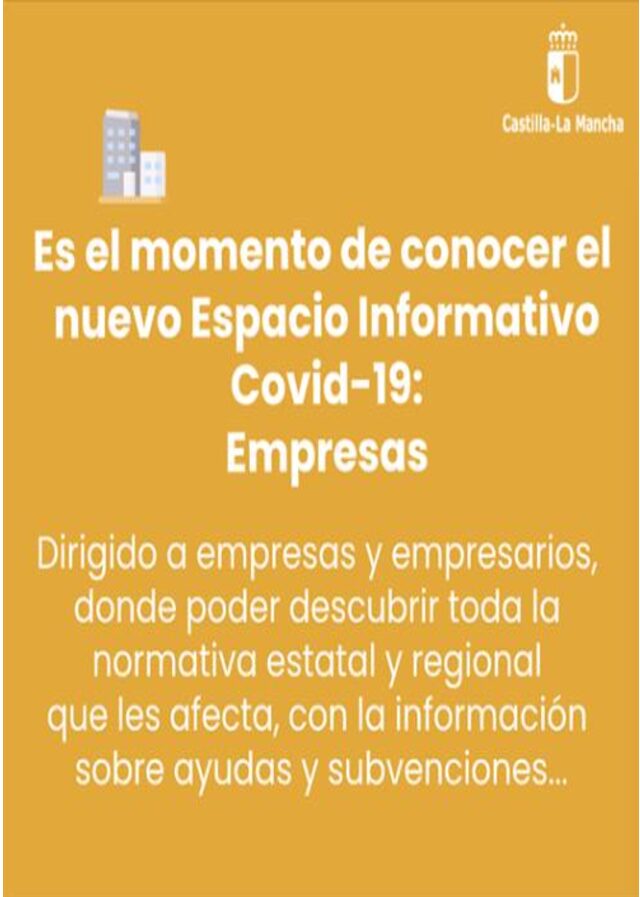 Normativa estatal y  regional de ayudas COVID-19