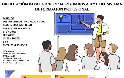 CERTIFICADO DE PROFESIONALIDAD “habilitación para la docencia en grados a y b del sistema de formación profesional”
