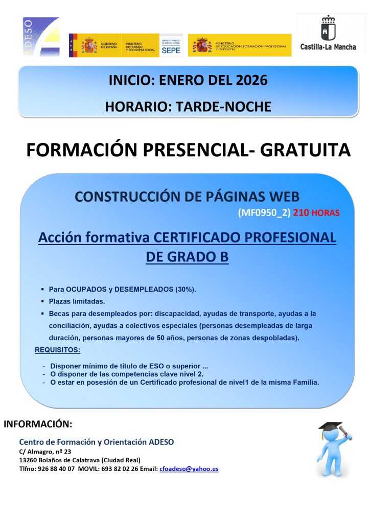 MF0950: CONSTRUCCIÓN DE PÁGINAS WEB