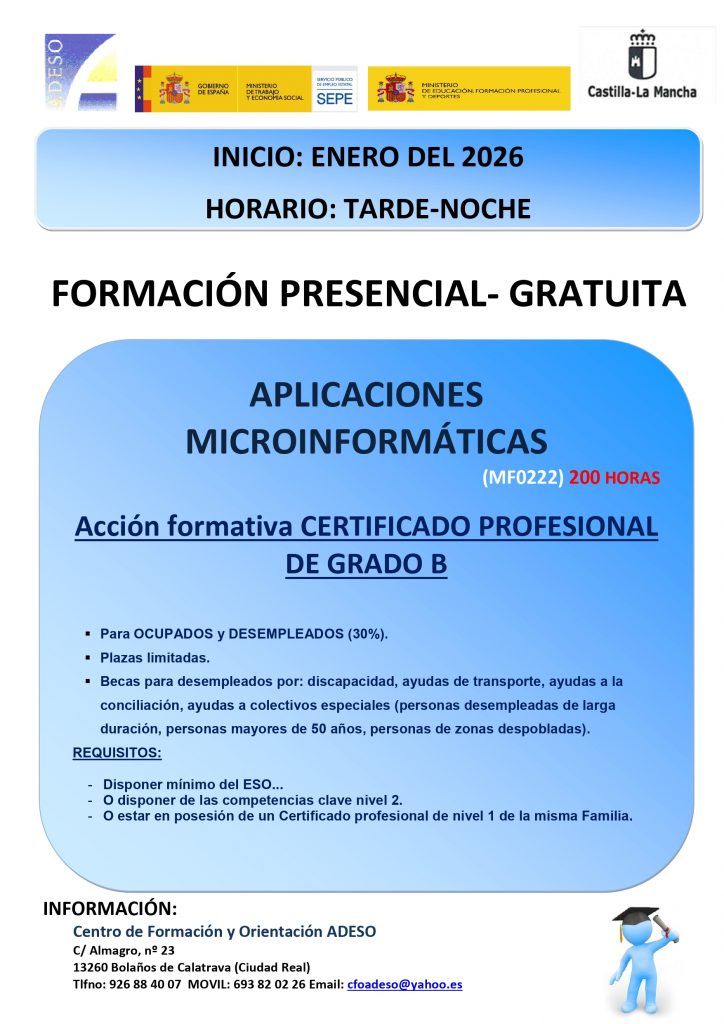SISTEMAS MICROINFORMÁTICOS. 200 h